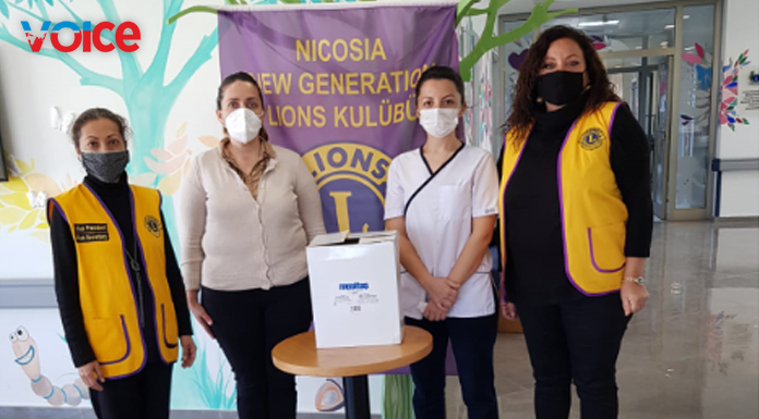 Nicosia New Generation Lions Kulübü Derneği'nden Çocuk Onkoloji Servisi'ne bağış