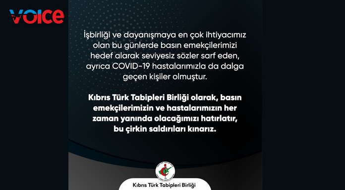 "Özgür basına ve hastalarımıza yapılan saldırıları kınarız"