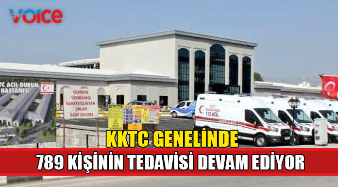KKTC genelinde 789 kişinin tedavisi devam ediyor