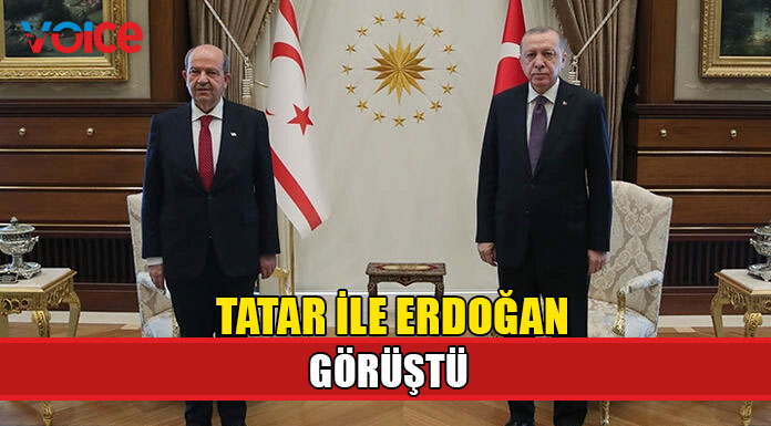 Erdoğan, Tatar ile Cumhurbaşkanlığı Külliyesi’nde bir araya geldi