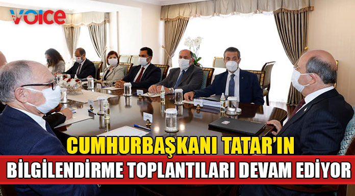 Tatar, Ertuğruloğlu ve eski Dışişleri Bakanları ile görüştü
