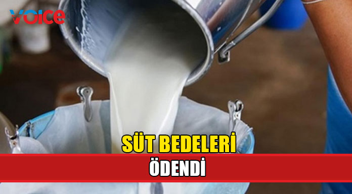 Süt bedellerinin yüzde 50'si ödendi