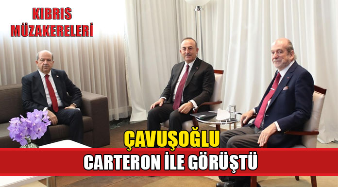 Carteron ile Kıbrıs'a ilişkin gelişmeleri ele aldılar