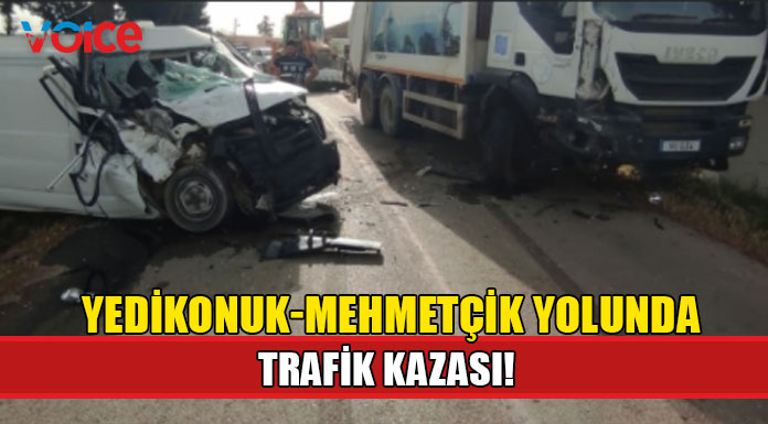 Yedikonuk – Mehmetçik yolunda kaza... 1 yaralı!