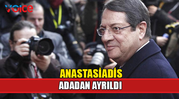 Anastasiadis 5+BM konferansı için adadan ayrıldı