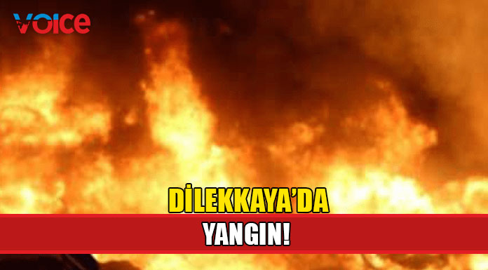 Elektrik prizinin kısa devre yapması sonucu yangın çıktı