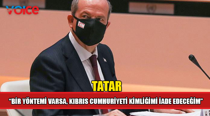 Ersin Tatar “Bir yöntemi varsa, Kıbrıs Cumhuriyeti kimliğimi iade edeceğim”
