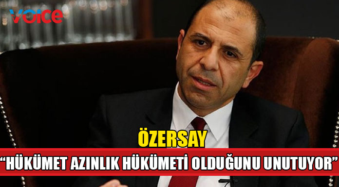 Özersay "Parlamenter demokrasiyi sindiremeyenlerin ömrü kısa olur"