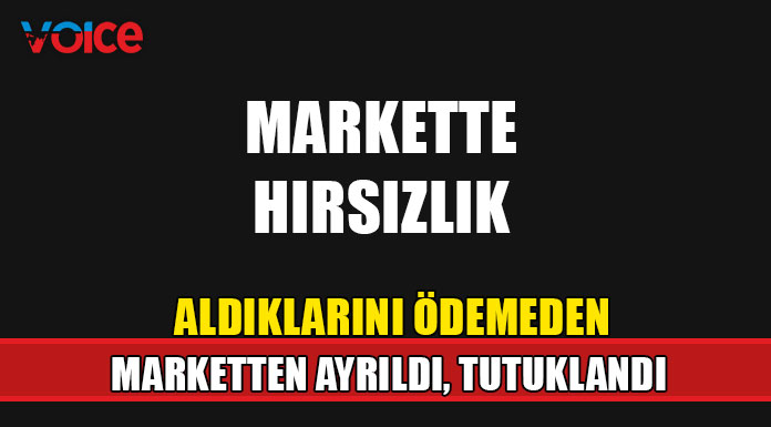 Aldıklarını ödemeden marketten ayrıldı
