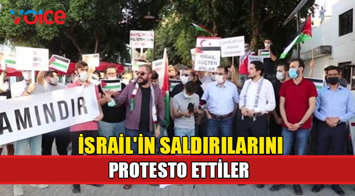 İsrail'in saldırıları Sarayönü Meydanı'nda protesto edildi