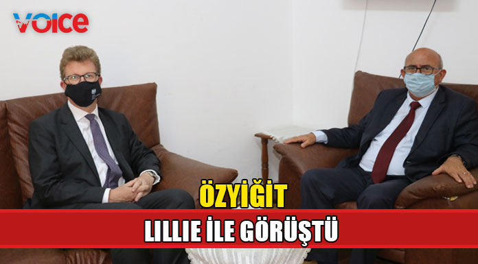 Özyiğit, İngiliz Yüksek Komiseri Stephen Lillie ile görüştü