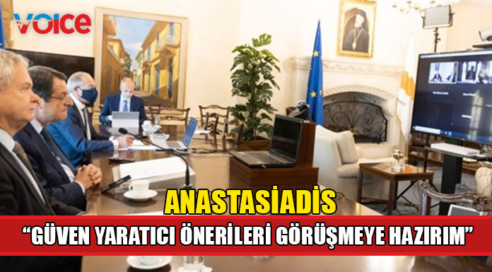 Anastasiadis, Tatar ile Güven Yaratıcı Önlemleri görüşmeye hazır olduğunu vurguladı