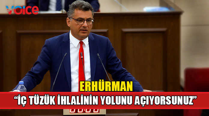Erhürman "Bu gülle geçmeyecek"