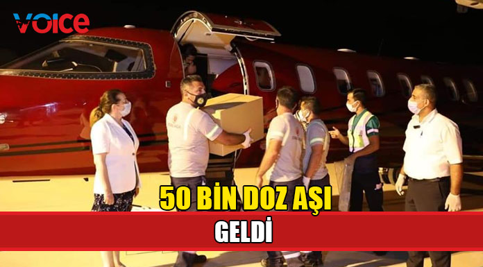 50 bin doz aşı daha geldi