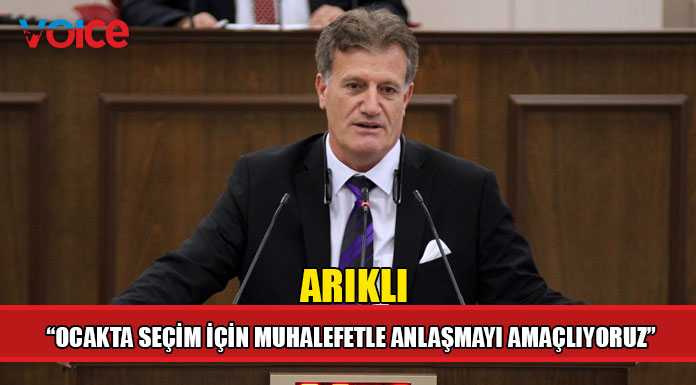 "Ocak ayında bir seçimle muhalefet ile anlaşmayı amaçlıyoruz"