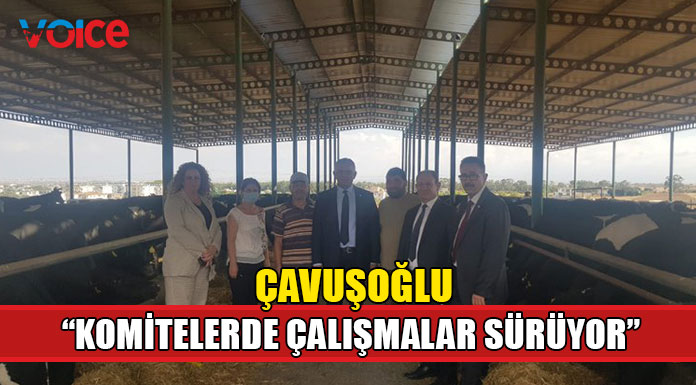 Çavuşoğlu, üretici Mehmet Dayı’nın çiftliğini ziyaret etti