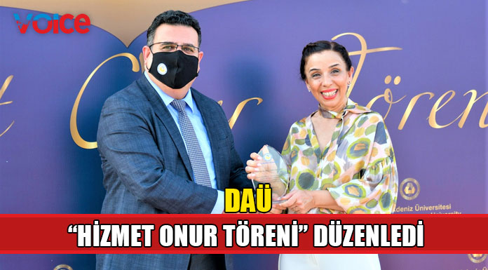 DAÜ “Hizmet Onur Töreni” düzenledi