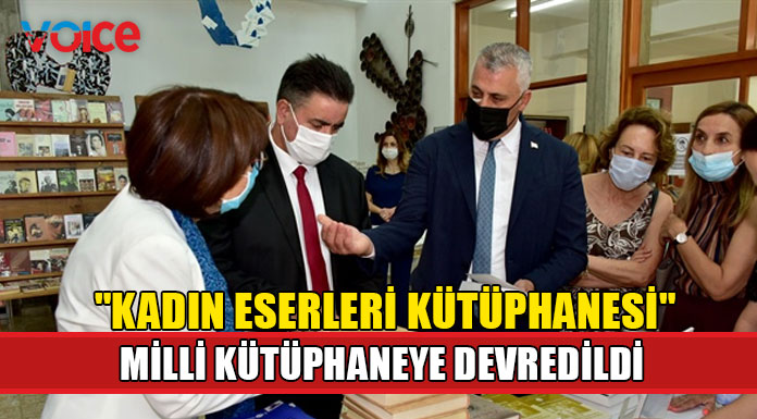 Kıbrıs Türk Üniversiteli Kadınlar Derneği, "Kadın Eserleri Kütüphanesini" Milli Kütüphaneye devretti