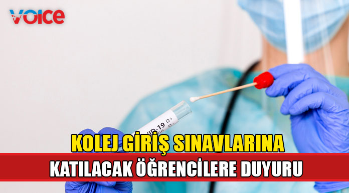 Sağlık Bakanlığı'ndan kolej giriş sınavlarına katılacak öğrencilere duyuru