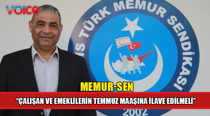 "6 aylık enflasyon oranı çalışan ve emeklilerin Temmuz maaşına ilave edilmeli"