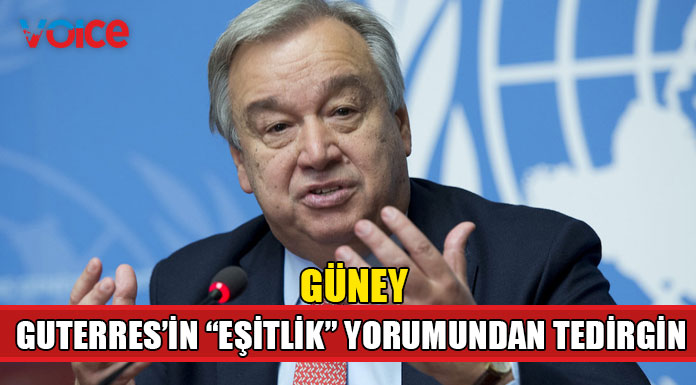 Guterres'ten bir ilk