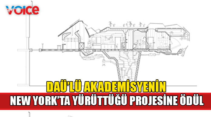DAÜ'lü akademisyenin New York'ta yürüttüğü kentsel barış inşaası tasarım projesine ödül