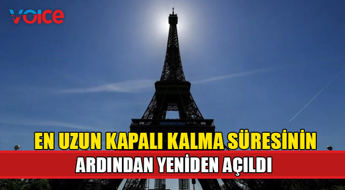 Eyfel Kulesi yeniden açıldı