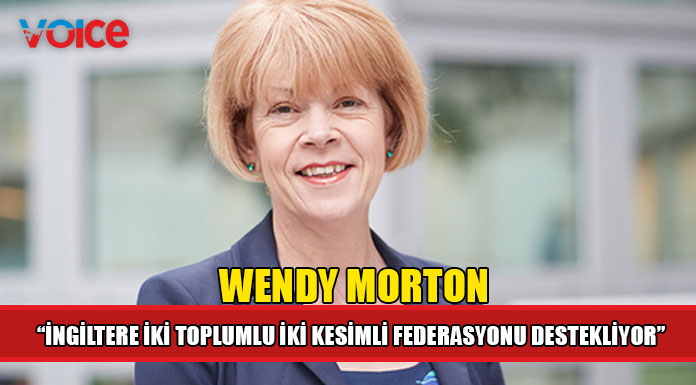 "İngiltere iki toplumlu iki kesimli federasyonu destekleniyor"