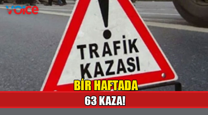 Haftalık trafik bilançosu açıklandı