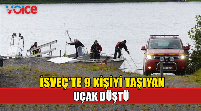 İsveç'te paraşütçüleri taşıyan uçak düştü