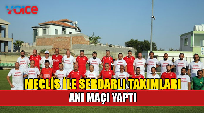 Maçı 2-1 Cumhuriyet Meclisi Takımı kazandı