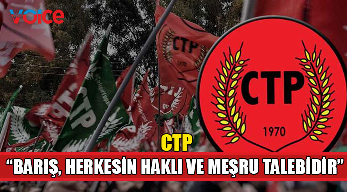 "CTP kapsamlı federal çözüme doğru adımlarını yoğunlaştıracaktır"