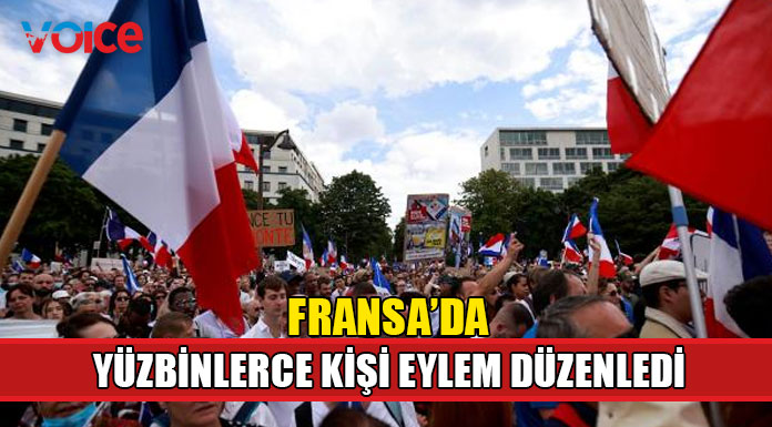 Fransa'da yüz binlerce kişi hükümeti protesto etti