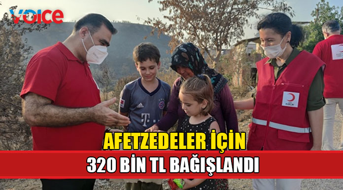 Kızılay heyeti orman yangınlarıyla mücadeleye destek için Antalya'ya gitti