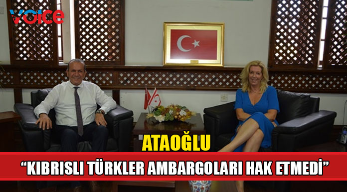 Ataoğlu, Hollanda Parlamentosu üyesi Liane den Haan ile görüştü
