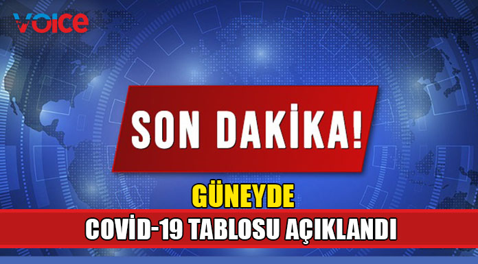 Güneyde toplam vaka sayısı 122 bin 709'a ulaştı