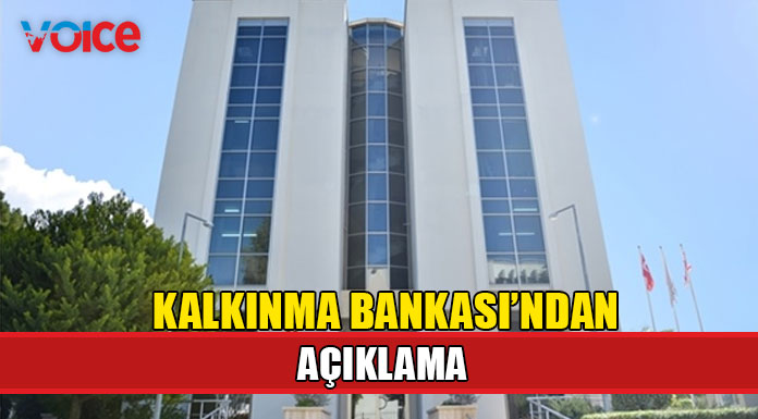 "Kalkınma Bankası yönetiminin bilgisine gelen konu hakkında gerekli araştırma başlatıldı"