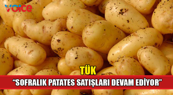 Sofralık patates satışları devam ediyor