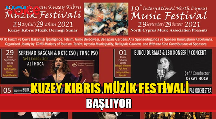 Uluslararası Kuzey Kıbrıs Müzik Festivali başlıyor
