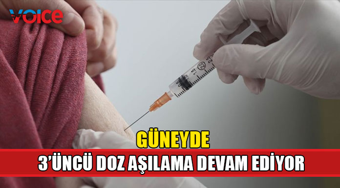 2 bin 793 kişiye üçüncü doz aşı yapıldı