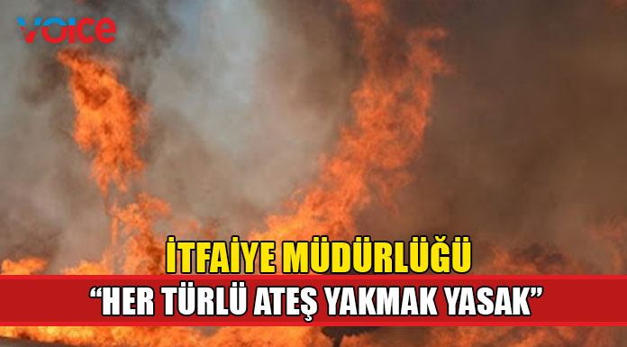 İtfaiye Müdürlüğü, yangınlarla ilgili uyarılarda bulundu