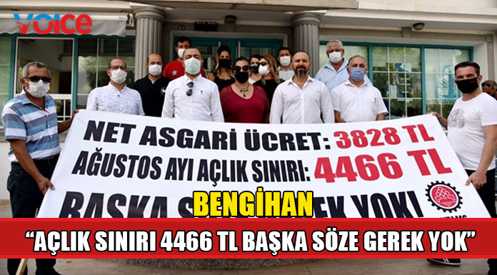 "4 bin 466 TL, 4 kişilik bir ailenin sadece zorunlu gıda harcamasıdır"