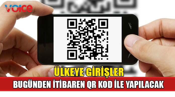 KKTC'ye giriş yapacak kişilerden QR kod aranacak