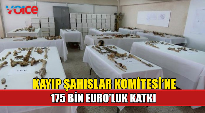 Kıbrıs Rum Yönetimi’nden Kayıp Şahıslar Komitesi’ne 175 bin Euro’luk katkı