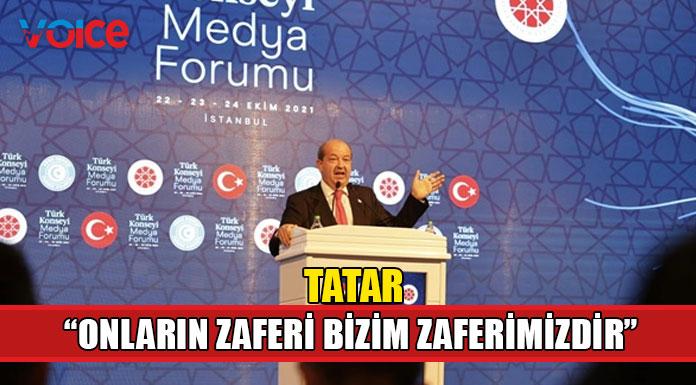Cumhurbaşkanı Tatar “Türk Konseyi Medya Forumu” açılışına katıldı