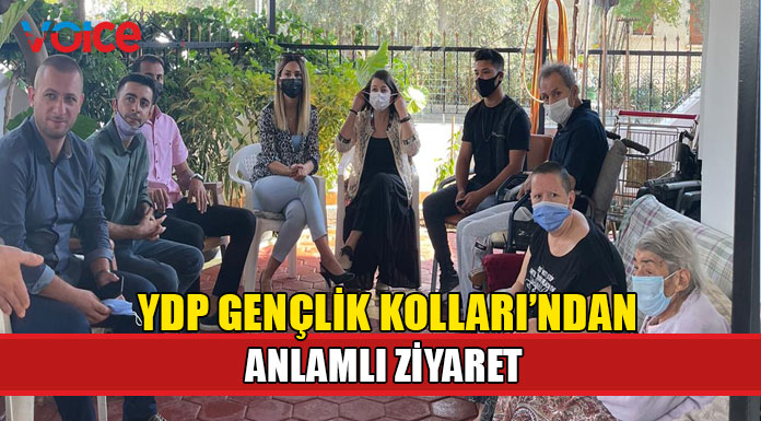 Gençlik kolları Ece Bakım Evine ziyaret gerçekleştirdi