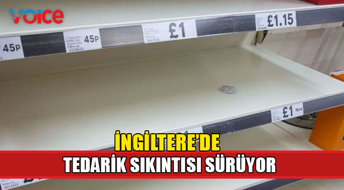 Raflar boşaldı