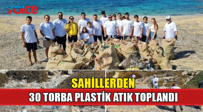 Yeşil Barış Hareketi ve Bağımsız Gençlik Derneği Dipkarpaz’da temizlik yaptı