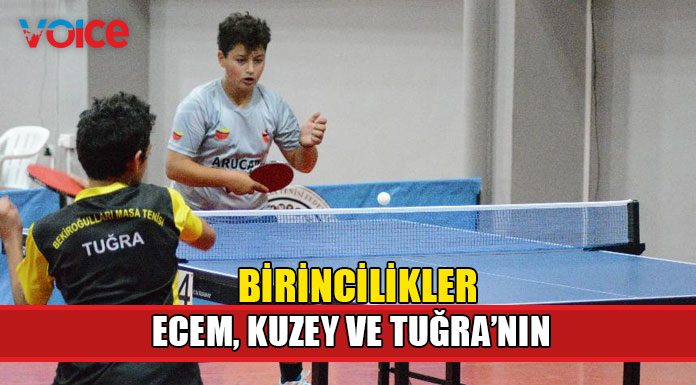 Masatenisi Minikler Ferdi Turnuvası yapıldı
