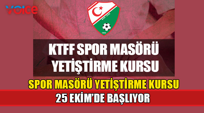 Spor Masörü Yetiştirme Kursu'na başvuru süresi uzatıldı